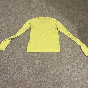 Lululemon Swiftly tech, Bright yellow, Size 4